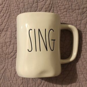 Rae Dunn SING mug